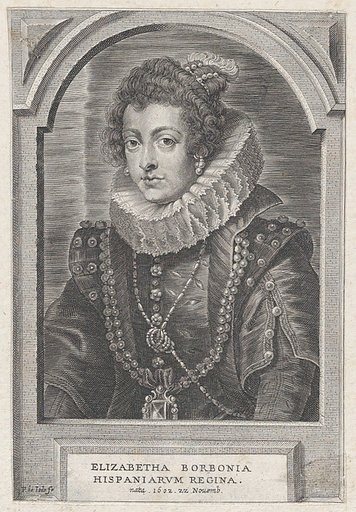 Portrait of Elisabeth of Bourbon, Queen of Spain