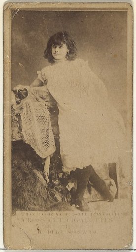 Grace Sherwood, from the Actors and Actresses series (N145-3) issued by Duke Sons & Co. to promote Cross Cut Cigarettes