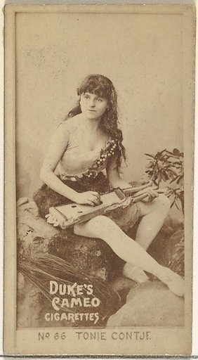Card Number 66, from the Actors and Actresses series (N145-4) issued by Duke Sons & Co. to promote Cameo Cigarettes
