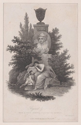 Monument of Mary, Queen of Scots, from "The History of England"