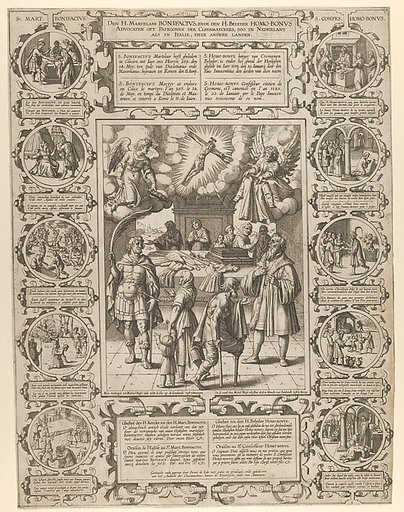 St. Bonifacius and St. Homobonus, Patron Saints of Tailors