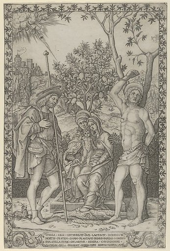 The Virgin and Child on the lap of St. Anne, with St. Roch and St. Sebastian