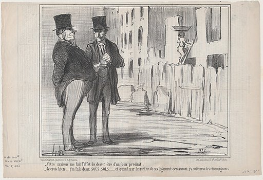 Votre maison me fait l'effet de devoir..., from "Locataires et Propriétaires"