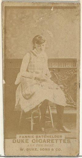 Fannie Batchelder, from the Actors and Actresses series (N145-7) issued by Duke Sons & Co. to promote Duke Cigarettes