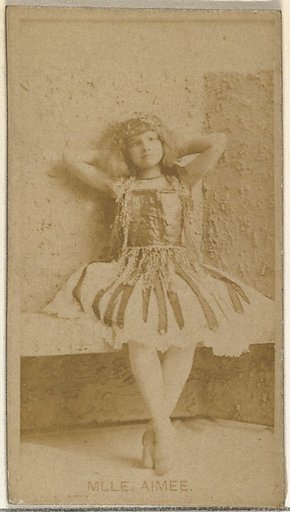 Mlle. Aimee, from the Actors and Actresses series (N145-8) issued by Duke Sons & Co. to promote Duke Cigarettes