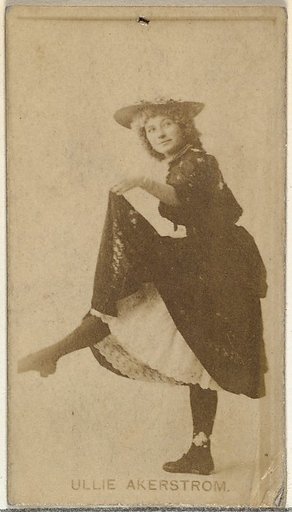 Ullie Akerstrom, from the Actors and Actresses series (N145-8) issued by Duke Sons & Co. to promote Duke Cigarettes