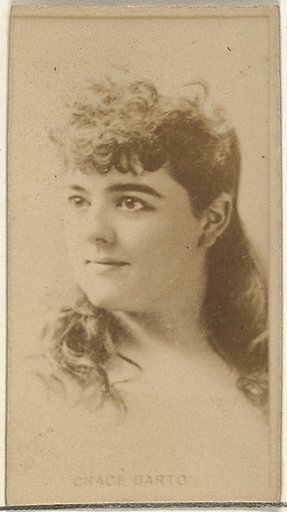 Grace Barton, from the Actors and Actresses series (N145-8) issued by Duke Sons & Co. to promote Duke Cigarettes