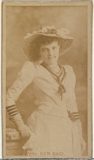 Mlle. Ben Said, from the Actors and Actresses series (N145-8) issued by Duke Sons & Co. to promote Duke Cigarettes