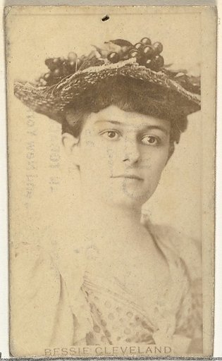 Bessie Cleveland, from the Actors and Actresses series (N145-8) issued by Duke Sons & Co. to promote Duke Cigarettes