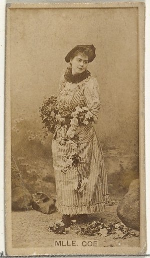 Miss Isabelle Coe, from the Actors and Actresses series (N145-8) issued by Duke Sons & Co. to promote Duke Cigarettes