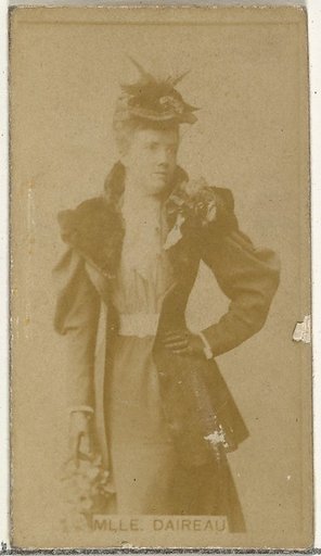 Mlle. Daireaux, from the Actors and Actresses series (N145-8) issued by Duke Sons & Co. to promote Duke Cigarettes