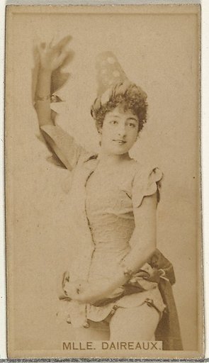 Mlle. Daireaux, from the Actors and Actresses series (N145-8) issued by Duke Sons & Co. to promote Duke Cigarettes