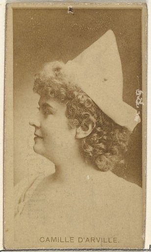 Camille D'arville, from the Actors and Actresses series (N145-8) issued by Duke Sons & Co. to promote Duke Cigarettes