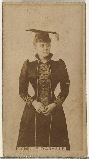 Camille D'arville, from the Actors and Actresses series (N145-8) issued by Duke Sons & Co. to promote Duke Cigarettes