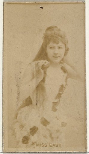 Miss East, from the Actors and Actresses series (N145-8) issued by Duke Sons & Co. to promote Duke Cigarettes