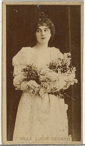 Mlle. Lucie Gerard, from the Actors and Actresses series (N145-8) issued by Duke Sons & Co. to promote Duke Cigarettes
