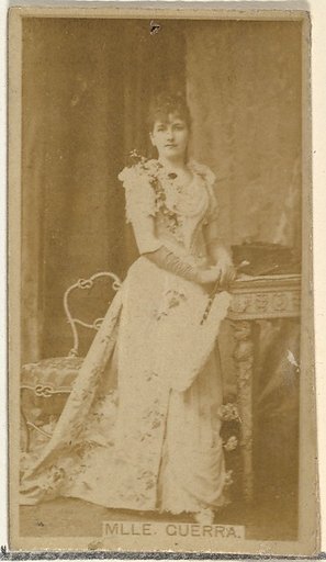 Mlle. Guerra, from the Actors and Actresses series (N145-8) issued by Duke Sons & Co. to promote Duke Cigarettes