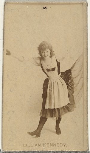 Lillian Kennedy, from the Actors and Actresses series (N145-8) issued by Duke Sons & Co. to promote Duke Cigarettes