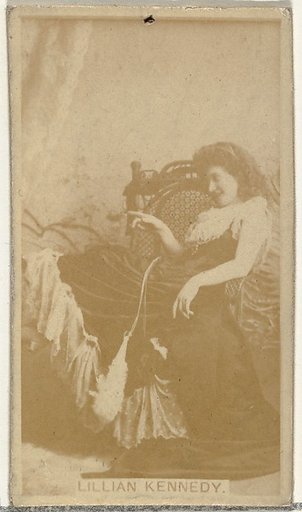 Lillian Kennedy, from the Actors and Actresses series (N145-8) issued by Duke Sons & Co. to promote Duke Cigarettes