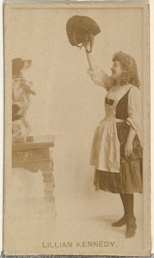Lillian Kennedy, from the Actors and Actresses series (N145-8) issued by Duke Sons & Co. to promote Duke Cigarettes