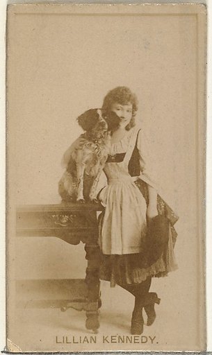 Lillian Kennedy, from the Actors and Actresses series (N145-8) issued by Duke Sons & Co. to promote Duke Cigarettes