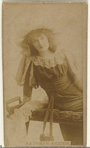 Kathryn Kidder, from the Actors and Actresses series (N145-8) issued by Duke Sons & Co. to promote Duke Cigarettes