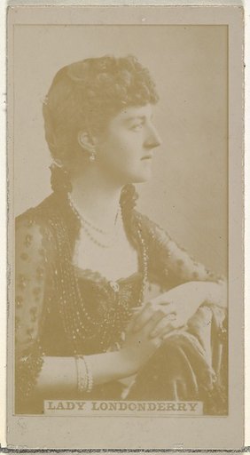 Lady Londonberry, from the Actors and Actresses series (N145-8) issued by Duke Sons & Co. to promote Duke Cigarettes