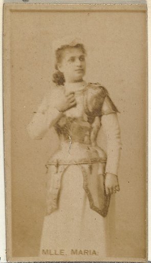 Mlle. Maria, from the Actors and Actresses series (N145-8) issued by Duke Sons & Co. to promote Duke Cigarettes
