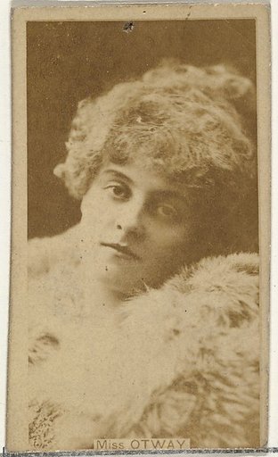 Miss Otway, from the Actors and Actresses series (N145-8) issued by Duke Sons & Co. to promote Duke Cigarettes