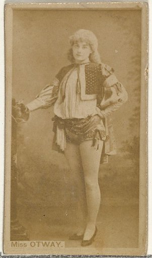 Miss Otway, from the Actors and Actresses series (N145-8) issued by Duke Sons & Co. to promote Duke Cigarettes