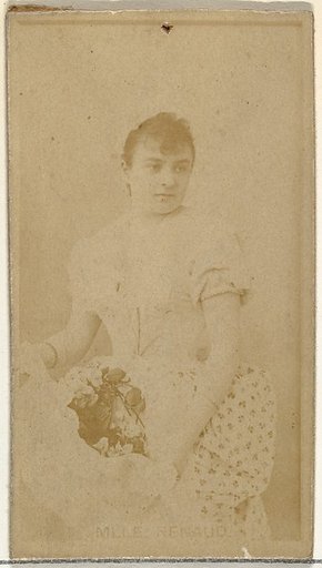 Mlle. Renaud, from the Actors and Actresses series (N145-8) issued by Duke Sons & Co. to promote Duke Cigarettes