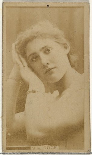 Mlle. Roge, from the Actors and Actresses series (N145-8) issued by Duke Sons & Co. to promote Duke Cigarettes