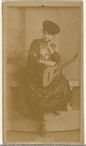 Miss Rosita, from the Actors and Actresses series (N145-8) issued by Duke Sons & Co. to promote Duke Cigarettes