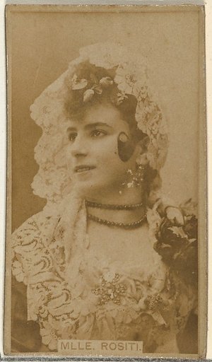 Mlle. Rositi, from the Actors and Actresses series (N145-8) issued by Duke Sons & Co. to promote Duke Cigarettes