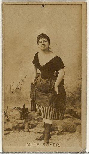 Mlle. Royer, from the Actors and Actresses series (N145-8) issued by Duke Sons & Co. to promote Duke Cigarettes