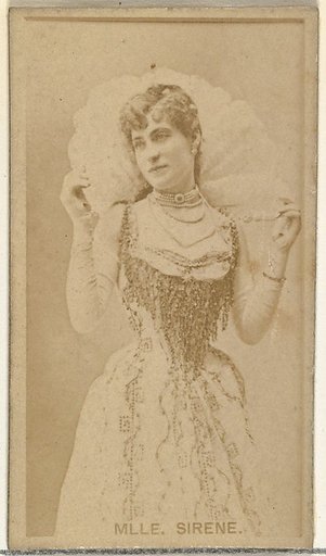 Mlle. Sirene, from the Actors and Actresses series (N145-8) issued by Duke Sons & Co. to promote Duke Cigarettes