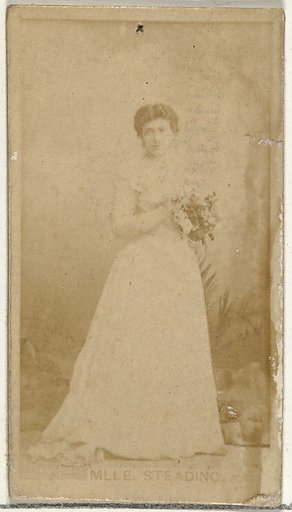 Mlle. Steading, from the Actors and Actresses series (N145-8) issued by Duke Sons & Co. to promote Duke Cigarettes