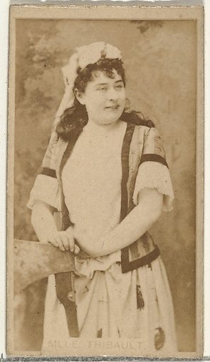 Mlle. Thibault, from the Actors and Actresses series (N145-8) issued by Duke Sons & Co. to promote Duke Cigarettes