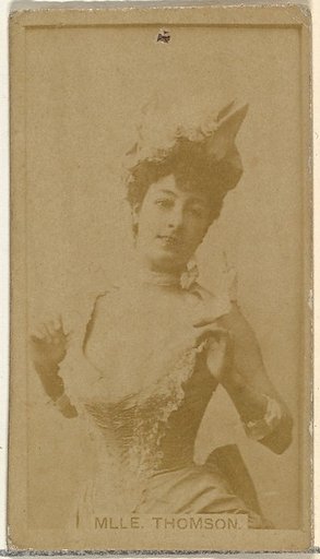 Mlle. Thomson, from the Actors and Actresses series (N145-8) issued by Duke Sons & Co. to promote Duke Cigarettes