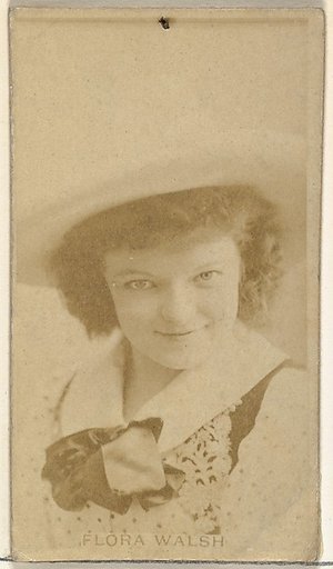 Flora Walsh, from the Actors and Actresses series (N145-8) issued by Duke Sons & Co. to promote Duke Cigarettes