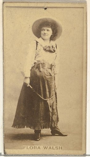 Flora Walsh, from the Actors and Actresses series (N145-8) issued by Duke Sons & Co. to promote Duke Cigarettes