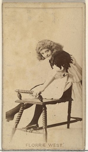 Florrie West, from the Actors and Actresses series (N145-8) issued by Duke Sons & Co. to promote Duke Cigarettes