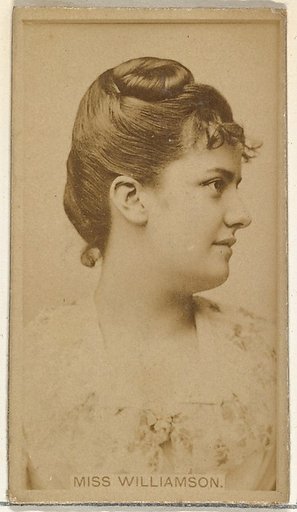 Miss Williamson, from the Actors and Actresses series (N145-8) issued by Duke Sons & Co. to promote Duke Cigarettes