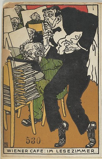 Vienesse Café: In the Reading Room (Wiener Café: Im Lesezimmer)