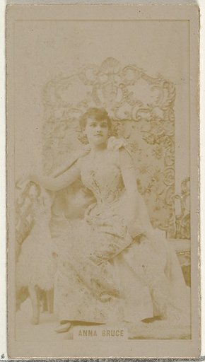Anna Bruce, from the Actors and Actresses series (N145-8) issued by Duke Sons & Co. to promote Duke Cigarettes