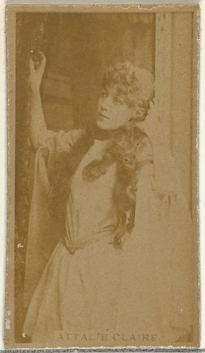 Attalie Claire, from the Actors and Actresses series (N145-8) issued by Duke Sons & Co. to promote Duke Cigarettes