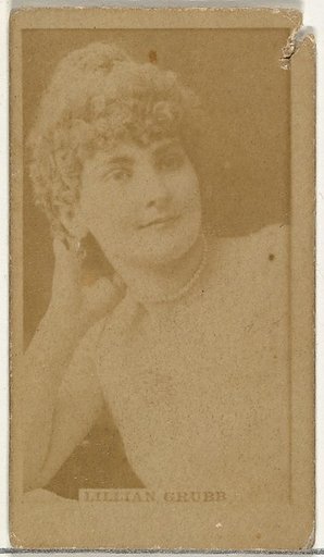Lillian Grubb, from the Actors and Actresses series (N145-8) issued by Duke Sons & Co. to promote Duke Cigarettes