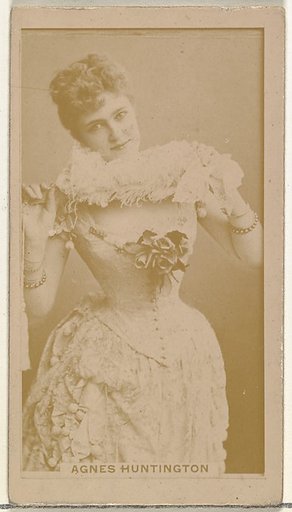 Agnes Huntington, from the Actors and Actresses series (N145-8) issued by Duke Sons & Co. to promote Duke Cigarettes