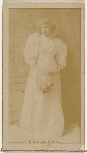 Isabelle Irving, from the Actors and Actresses series (N145-8) issued by Duke Sons & Co. to promote Duke Cigarettes