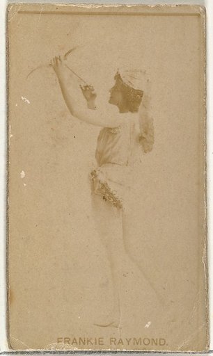 Frankie Raymond, from the Actors and Actresses series (N145-8) issued by Duke Sons & Co. to promote Duke Cigarettes